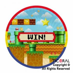 SUPER MARIO BROSS PLATO CHICO x 8